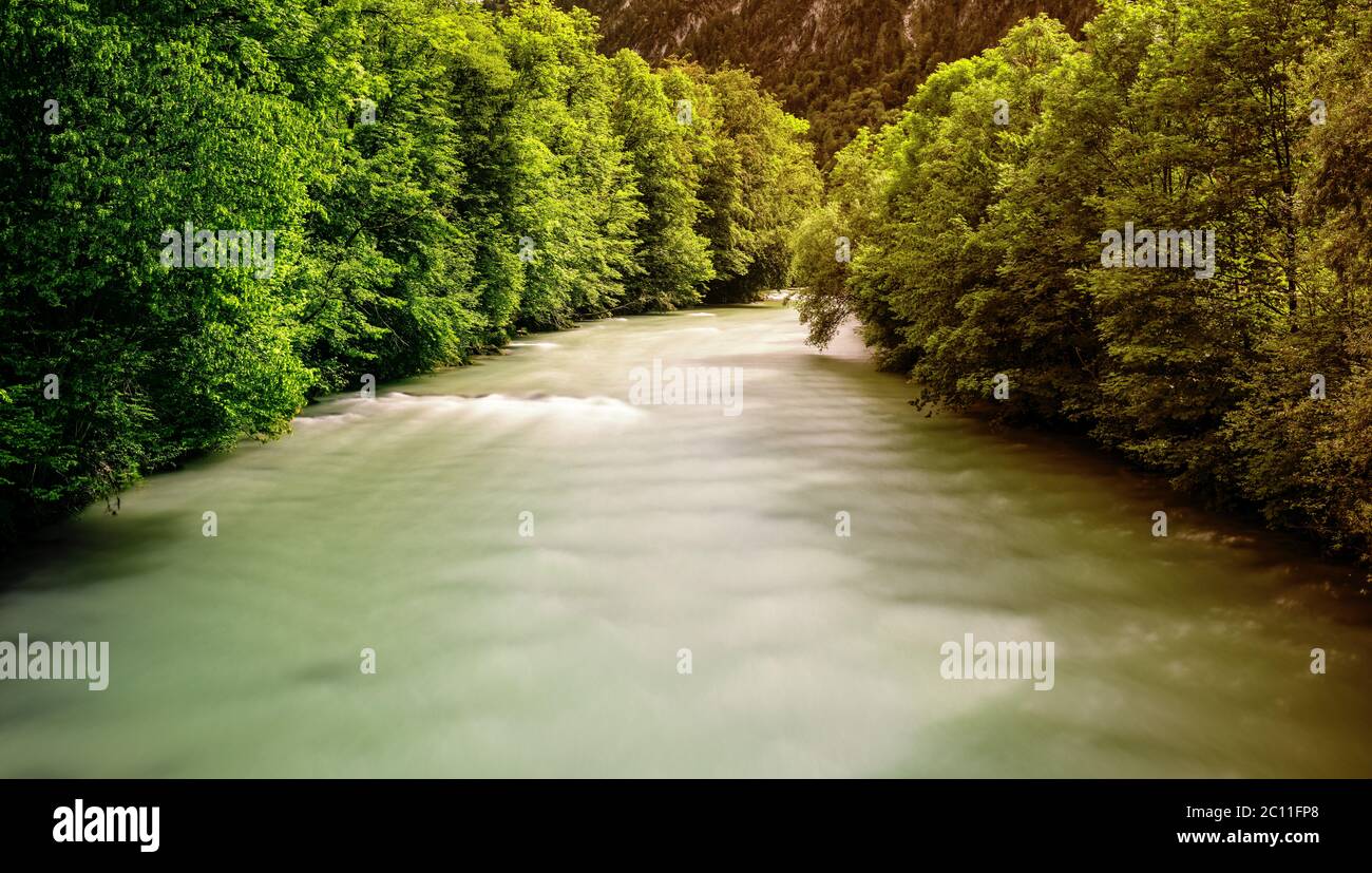 Cours de rivière Banque D'Images