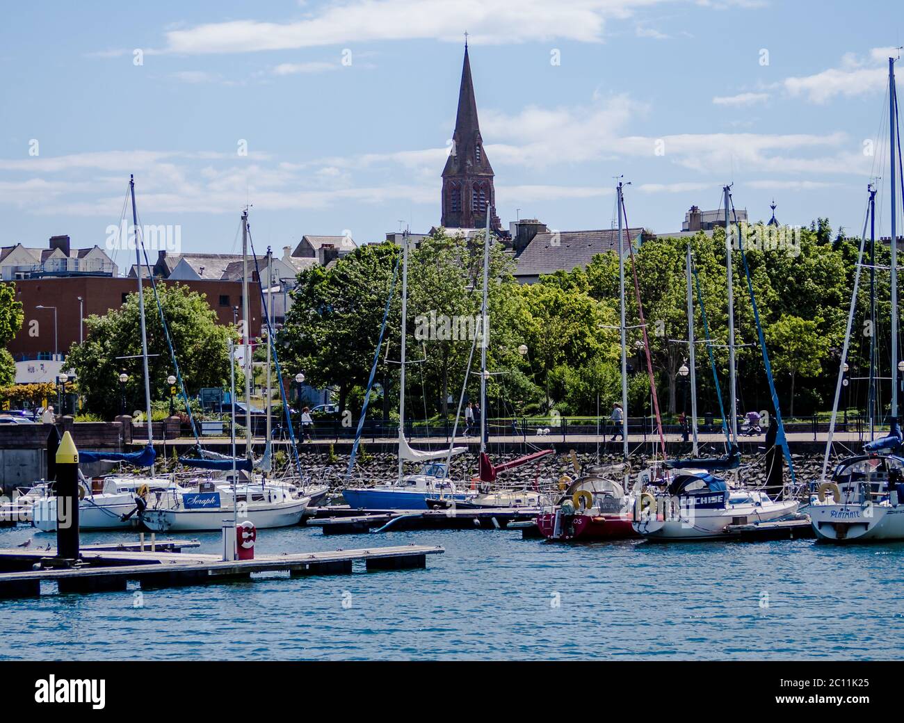 Bangor Marina dans le comté de Down, Irlande du Nord Banque D'Images