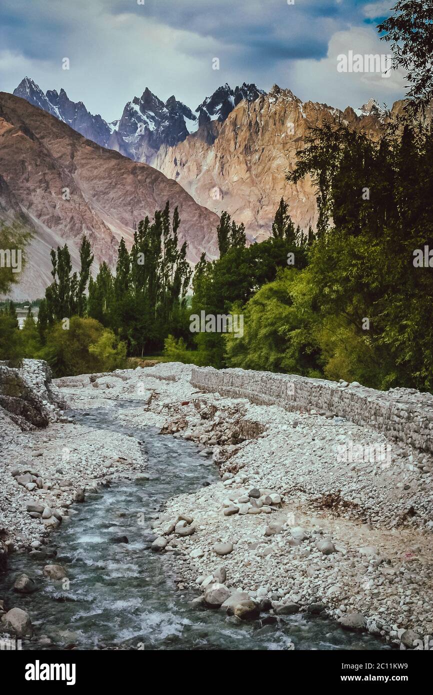 Parc national de Karakorum central Banque D'Images