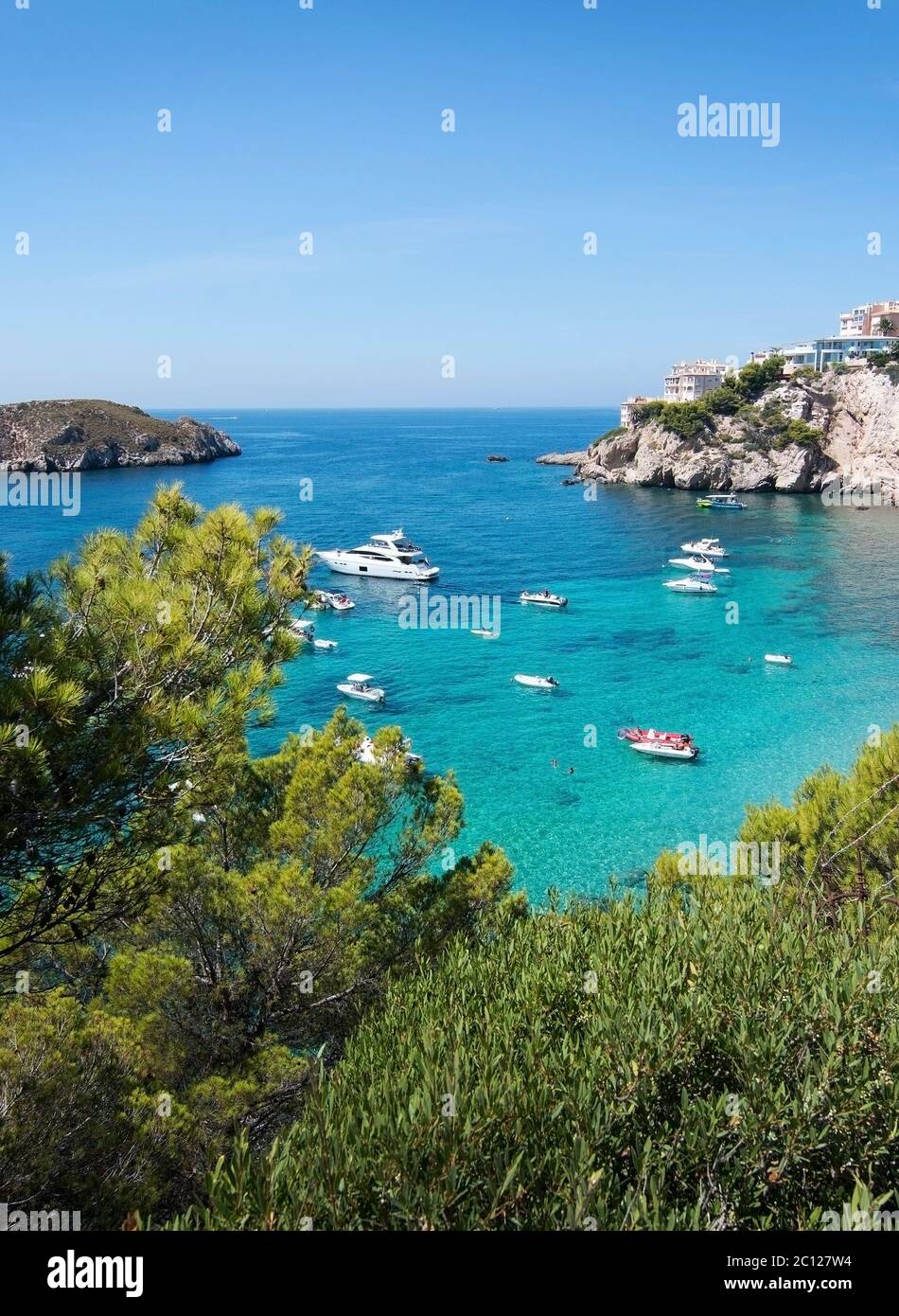 Majorque été Méditerranée paysage marin Banque D'Images