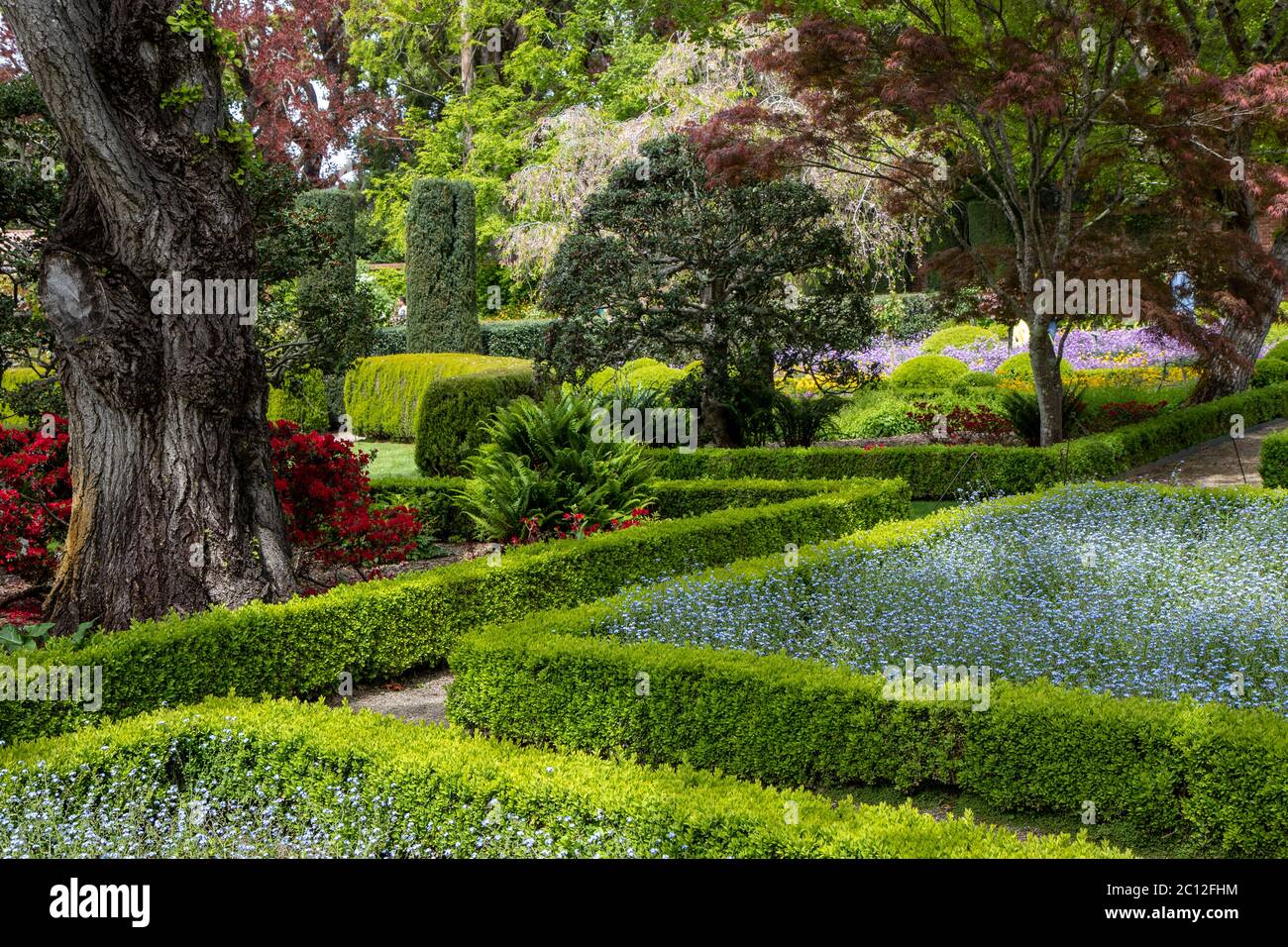 Maison et jardin historiques de Filoli, à Woodside, Californie Banque D'Images