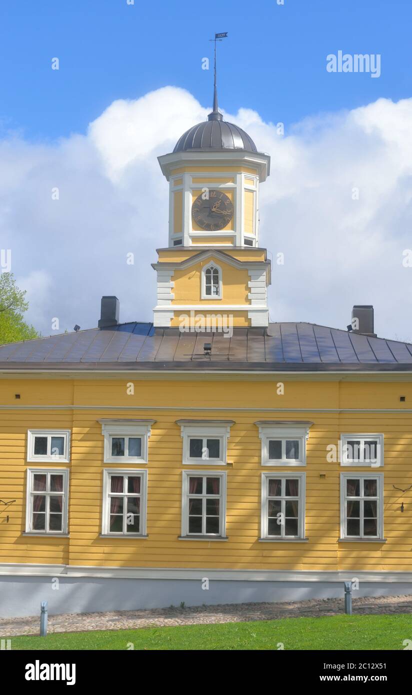 L'ancien bâtiment de l'hôtel de ville de Lappeenranta. Banque D'Images