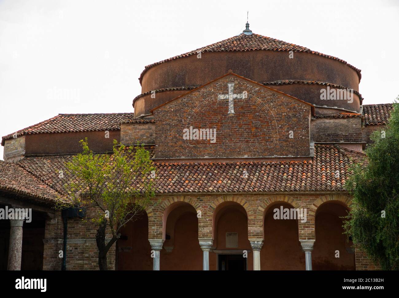 Cathédrale de Torcello sur l'île de Torcello Banque D'Images