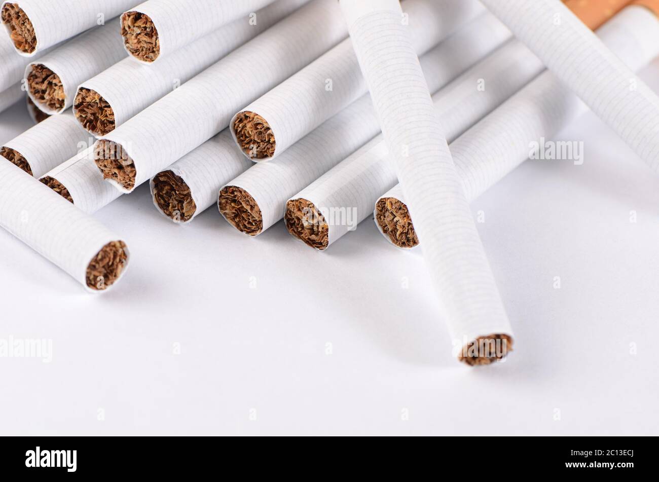 Cigarettes de tabac fond ou texture Banque D'Images