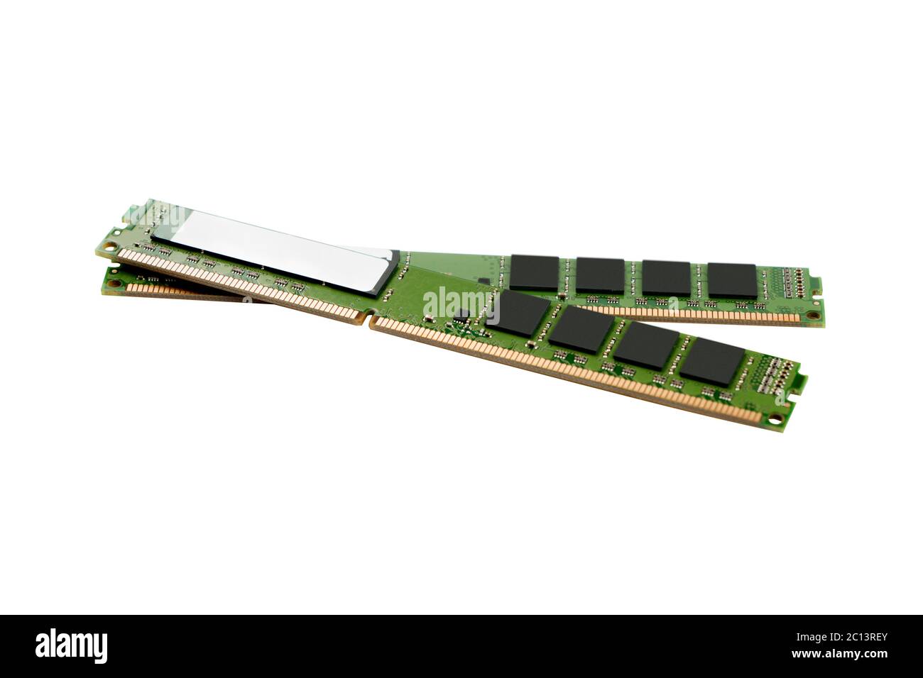 Mémoire isolé sur fond blanc Banque D'Images