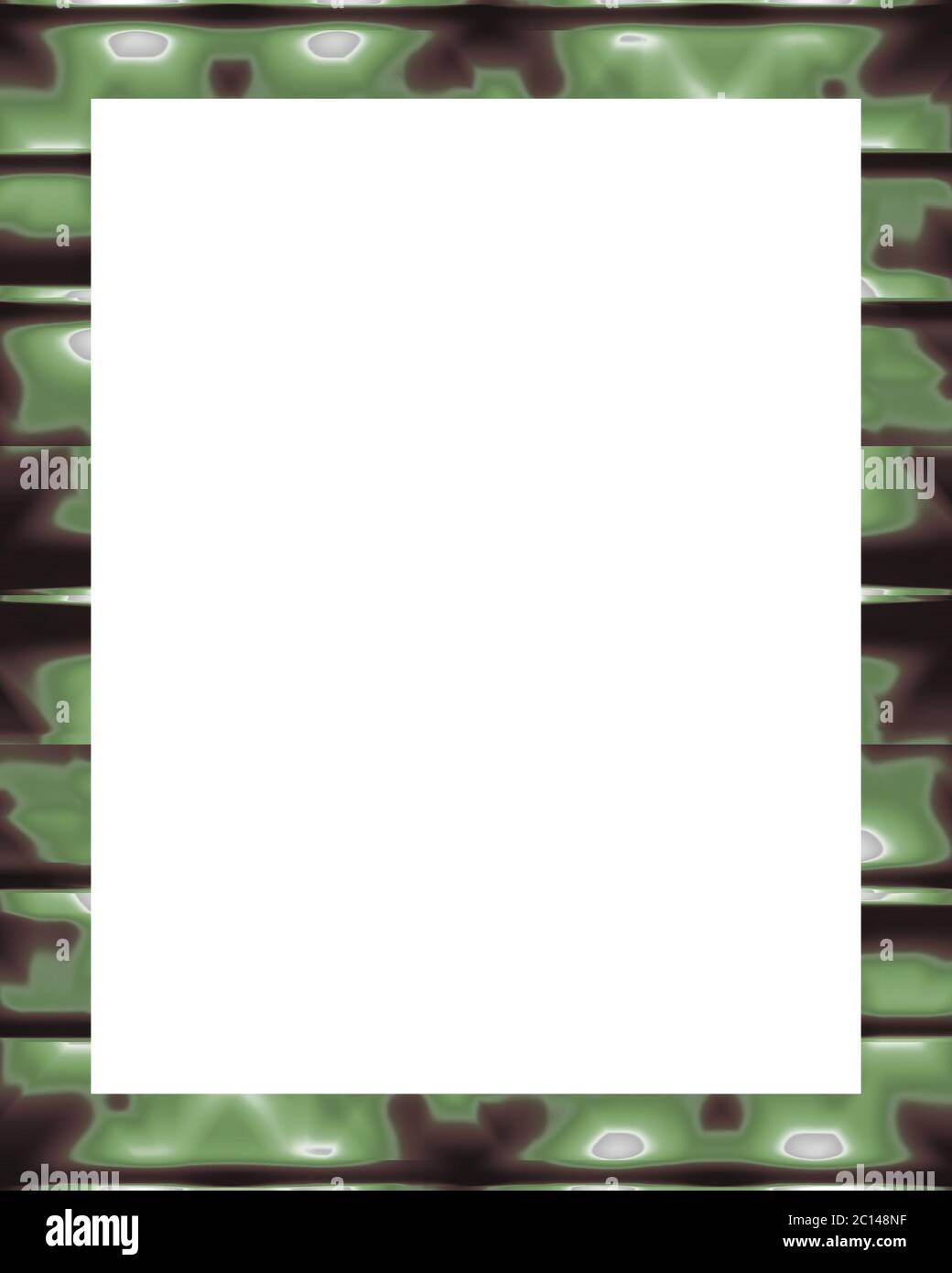 Avec cadre blanc frontières décoré Banque D'Images