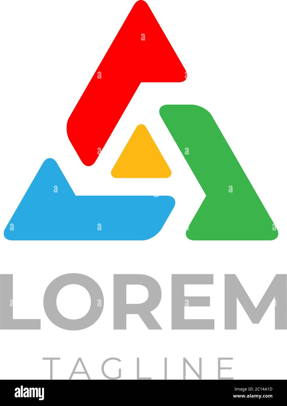 Logo abstrait design a propos d'AY A y lettre in vector illustration.logo minimaliste Illustration de Vecteur