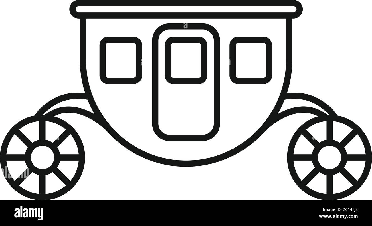 Icône de cheval brougham. Contour cheval brougham vecteur icône pour la conception de Web isolé sur fond blanc Illustration de Vecteur Icône de cheval brougham. Contour cheval brougham vecteur icône pour la conception de Web isolé sur fond blanc Illustration de Vecteur