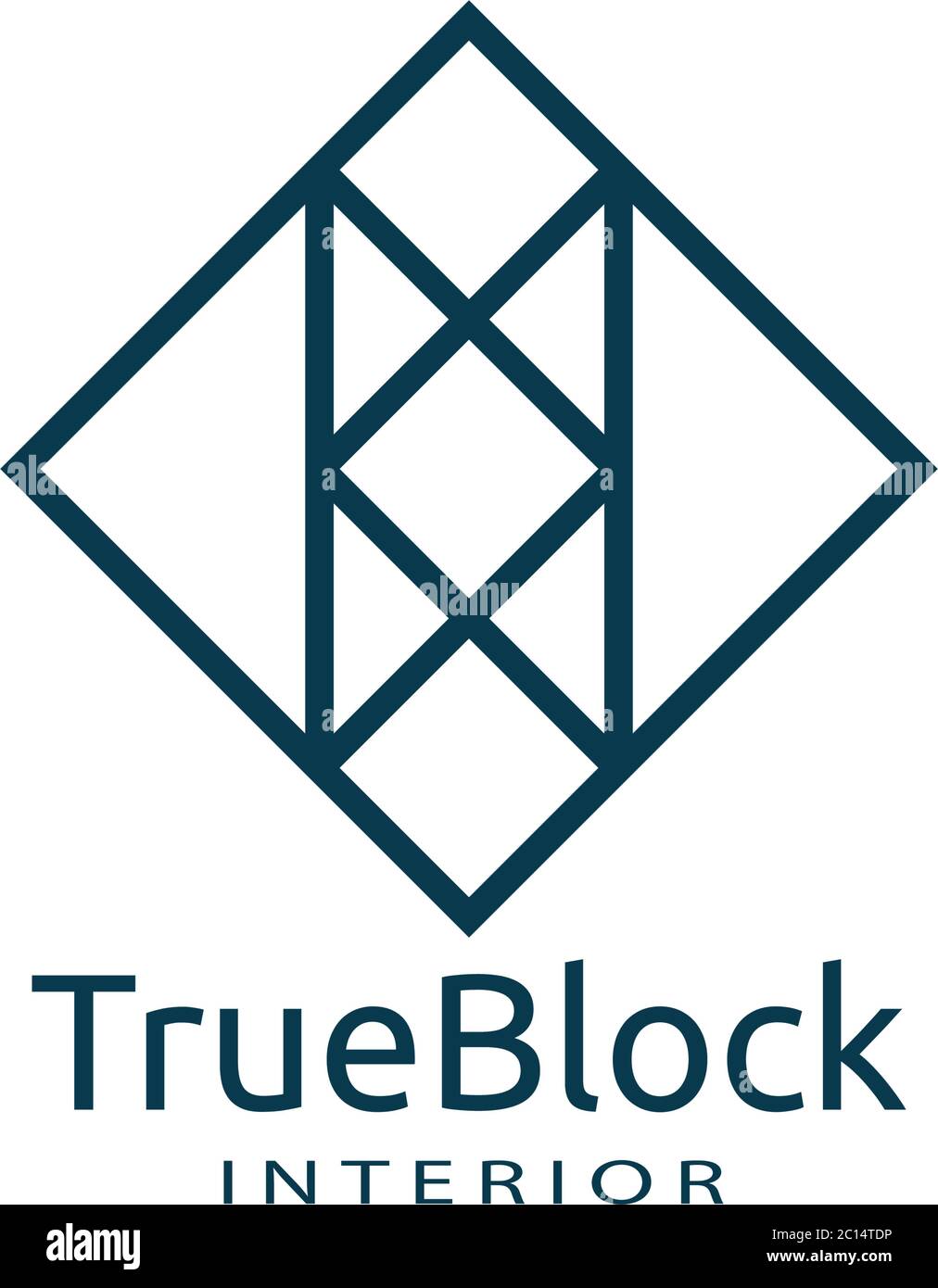 icône de logo de mur de carreaux pour tapis, plancher, industrie de céramique. symbole abstrait carré hexagonal. dessin de modèle de conception de signe minimal illustration vectorielle. Illustration de Vecteur