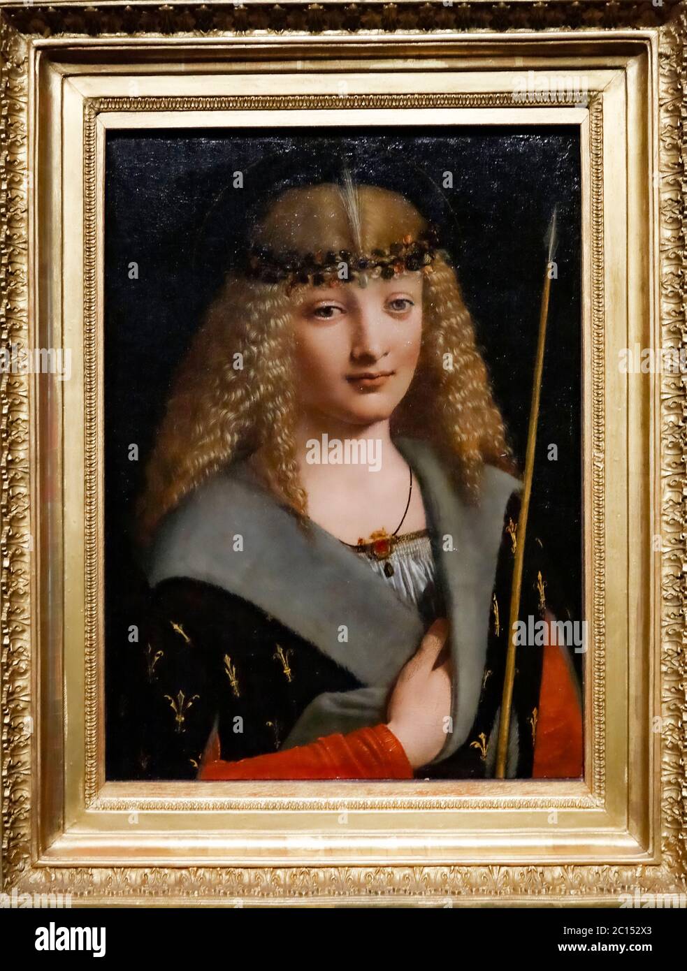 Giovanni Antonio Boltraffio (Milan 1467-1516) - Jeune figure de San Sebastiano (vers 1496) Banque D'Images