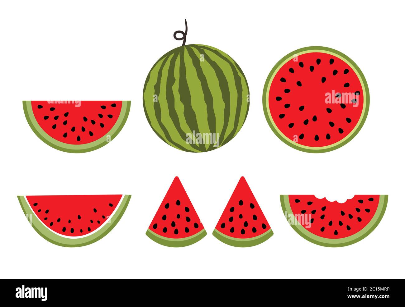 Pastèque, fraîche et juteuse, motif vectoriel Illustration de Vecteur