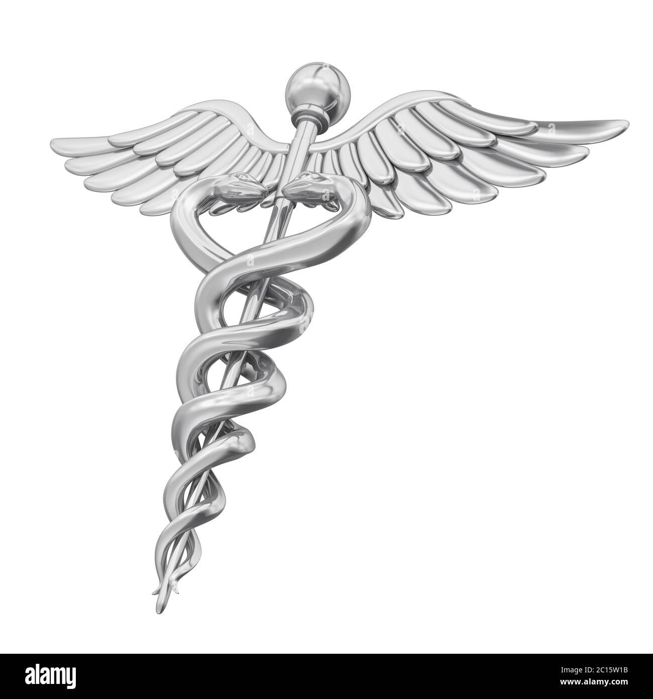Medical symbol caduceus snake Banque de photographies et d’images à ...