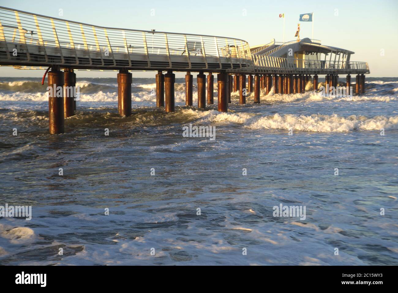 Pier Lido di Camaiore Banque D'Images