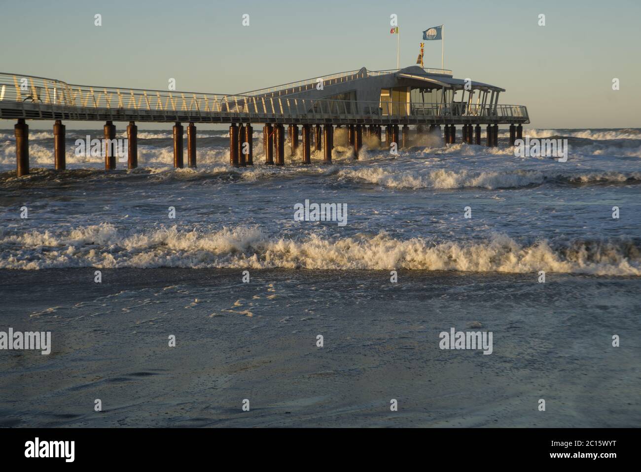 Pier Lido di Camaiore Banque D'Images