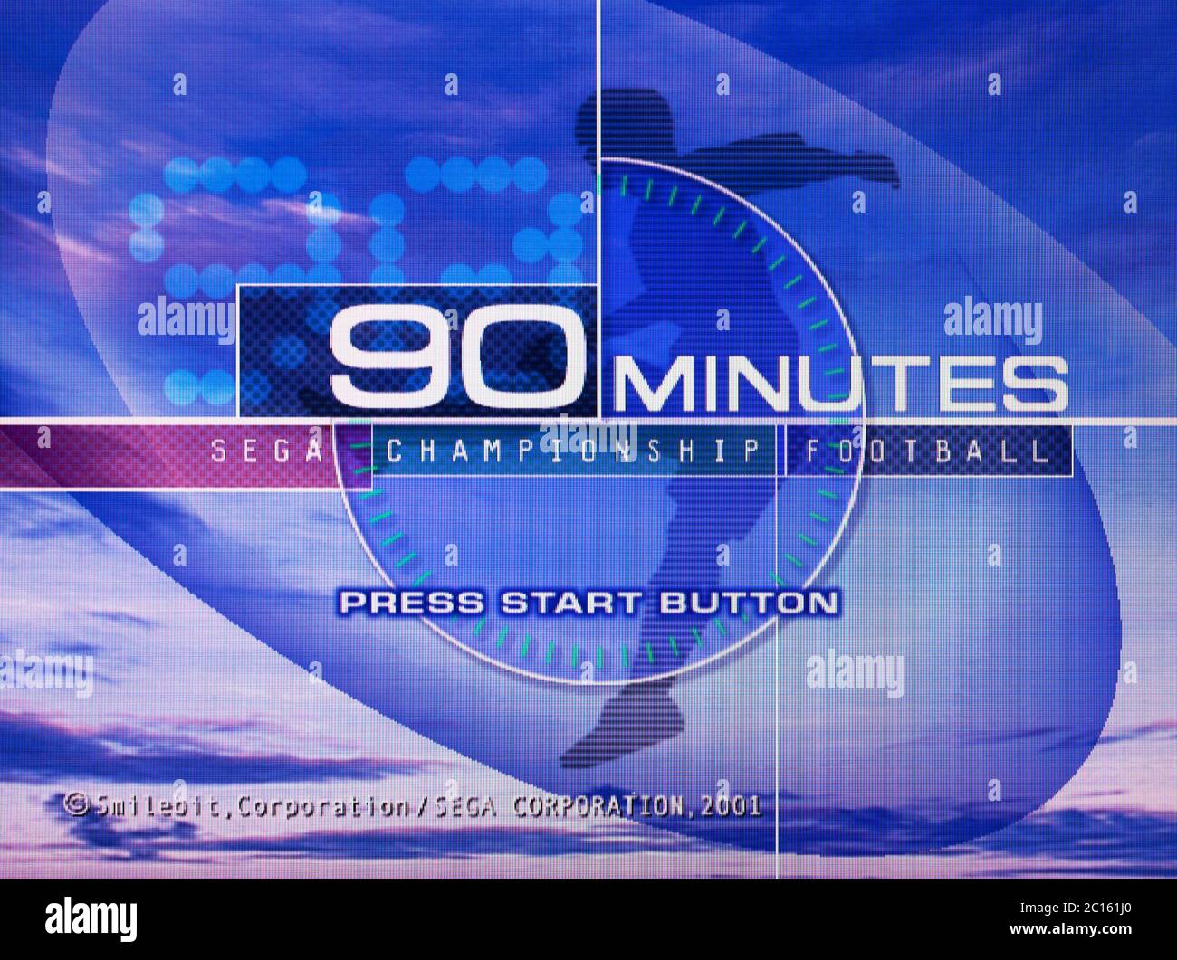 Championnat de football de 90 minutes - Sega Dreamcast Videogame - usage éditorial uniquement Banque D'Images