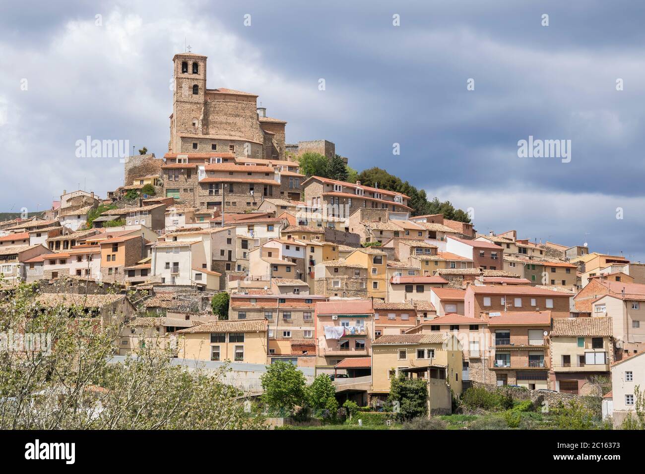 Cornago est un beau village de la province de la Rioja, en Espagne Banque D'Images