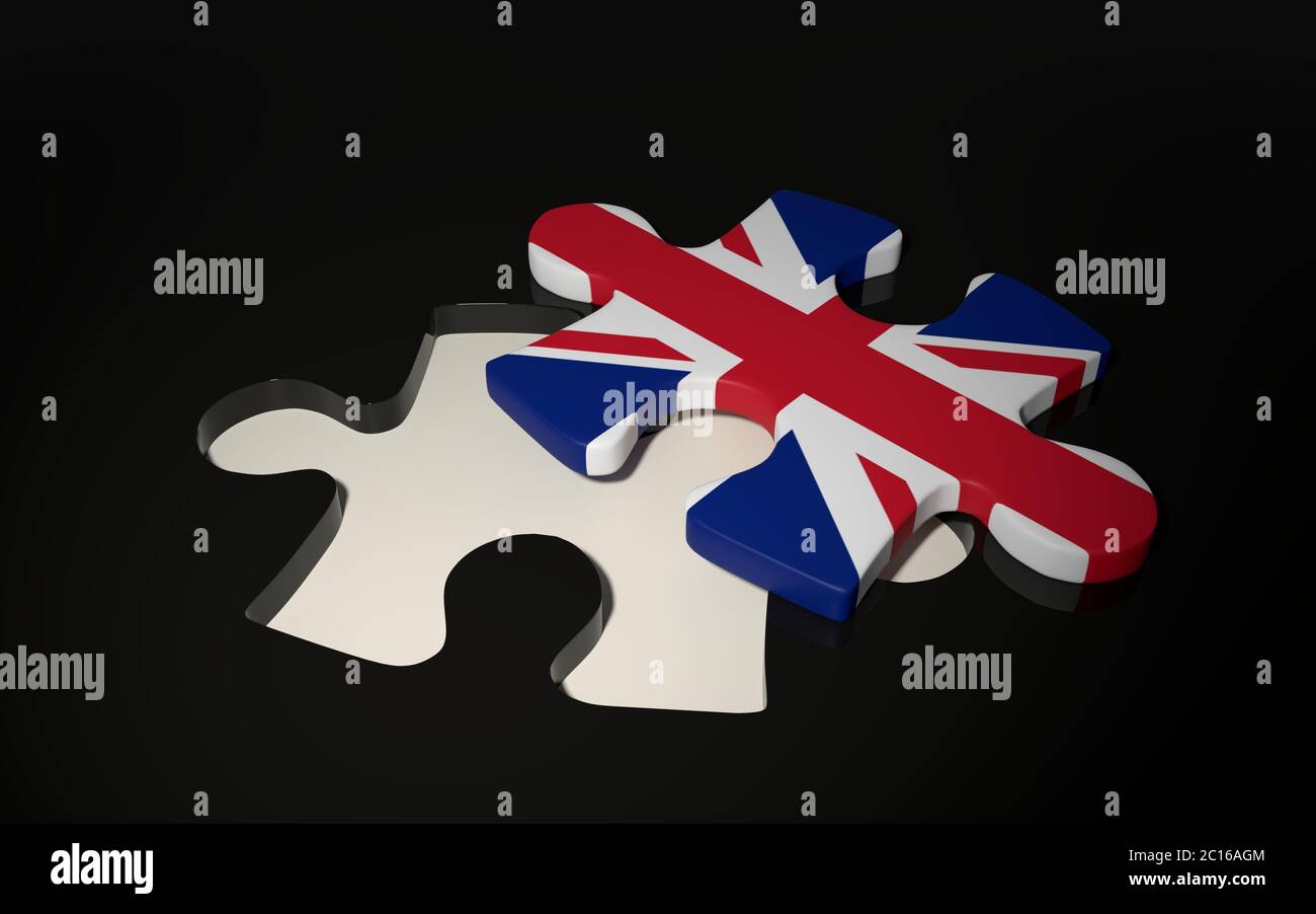 Puzzle britannique drapeau - drapeau de la Grande-Bretagne Photo Stock -  Alamy