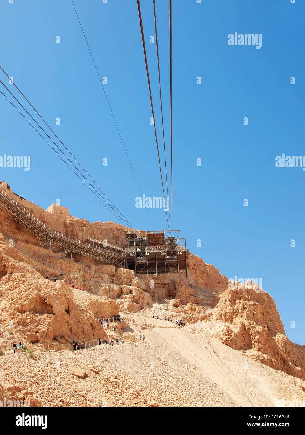 Forteresse de Massada, Israël Banque D'Images