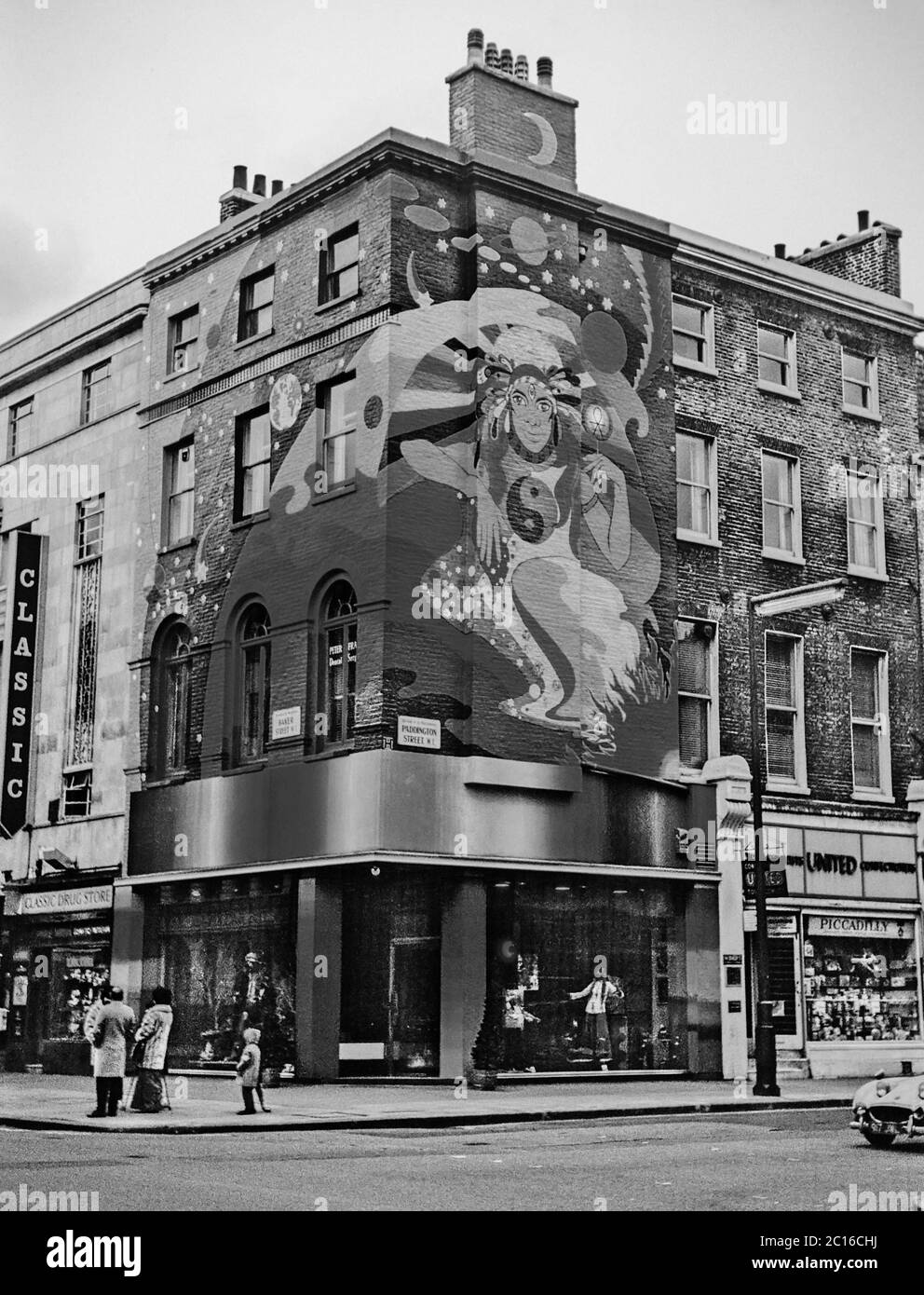 Beatles Apple Boutique Banque D'Images