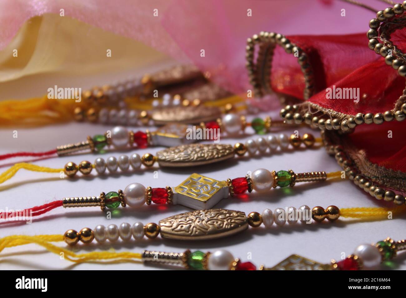 Close-up of Rakhi Banque D'Images Close-up of Rakhi Banque D'Images