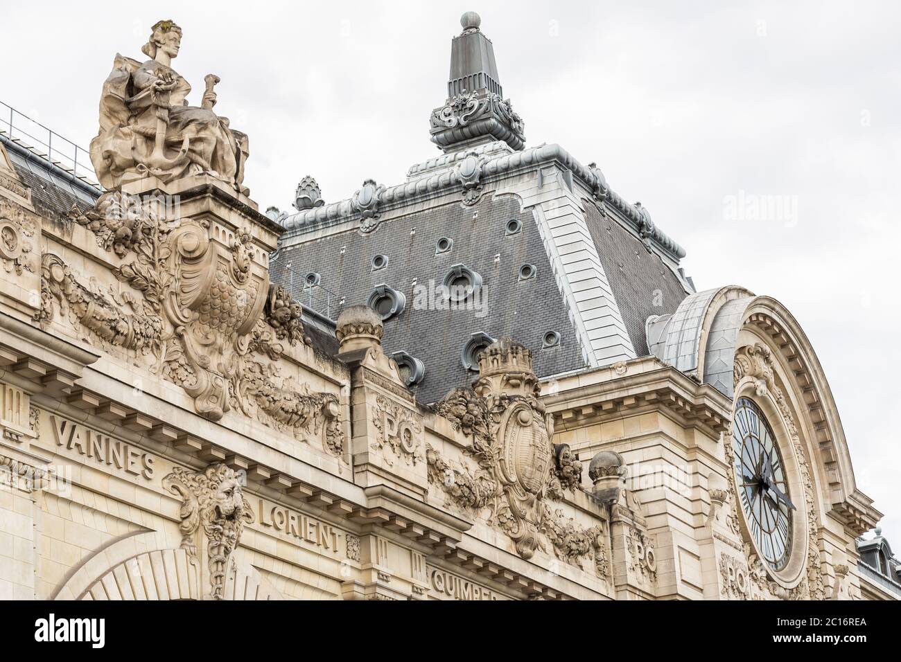 Détails , Musée d'Orsay, Paris Banque D'Images