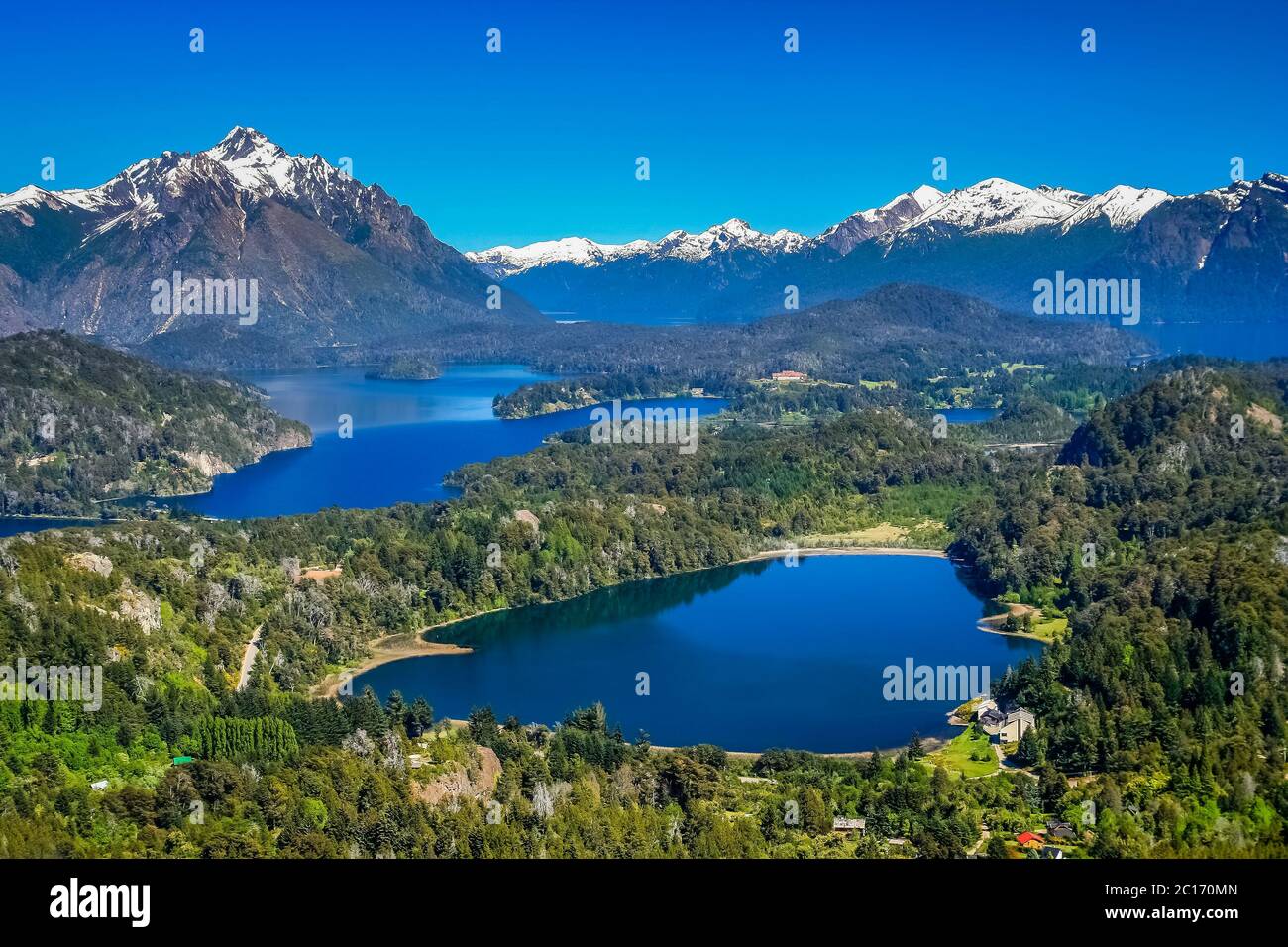 Lake District argentin Banque D'Images