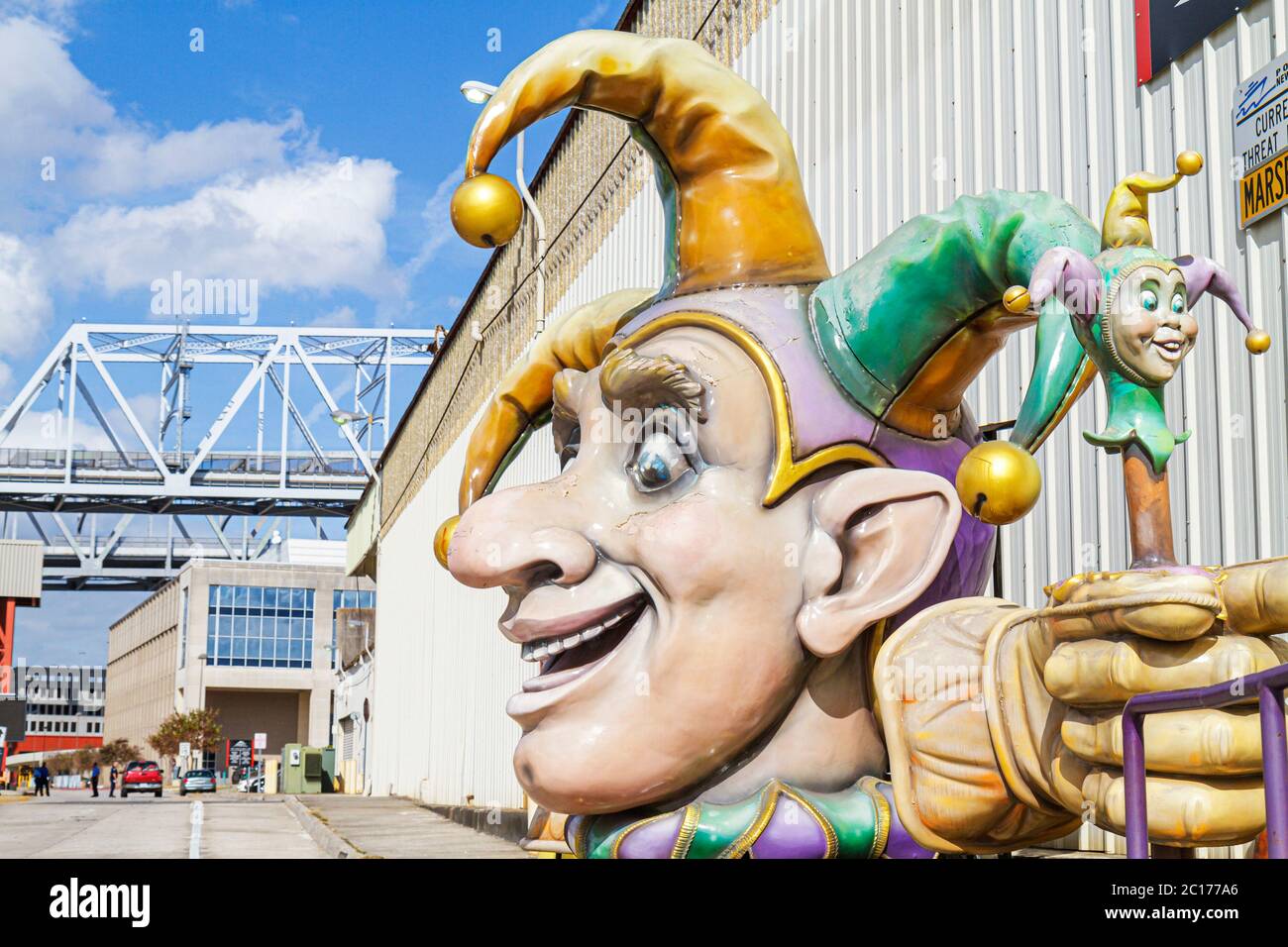 New Orleans Louisiana, Port de la Nouvelle-Orléans, Blaine Kern's Mardi  gras World, attraction, exposition de carnaval, studio de design,  accessoires, statue, parade flottant fabrication, fa Photo Stock - Alamy