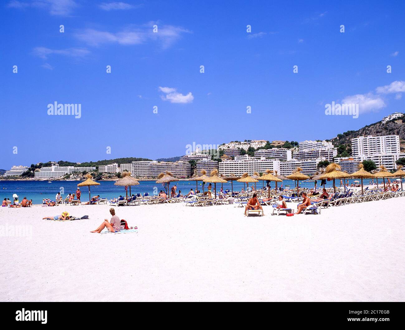 Platja Santa Ponca, Santa Ponsa (Santa Ponca), Majorque (Majorque), Iles Baléares, Espagne Banque D'Images