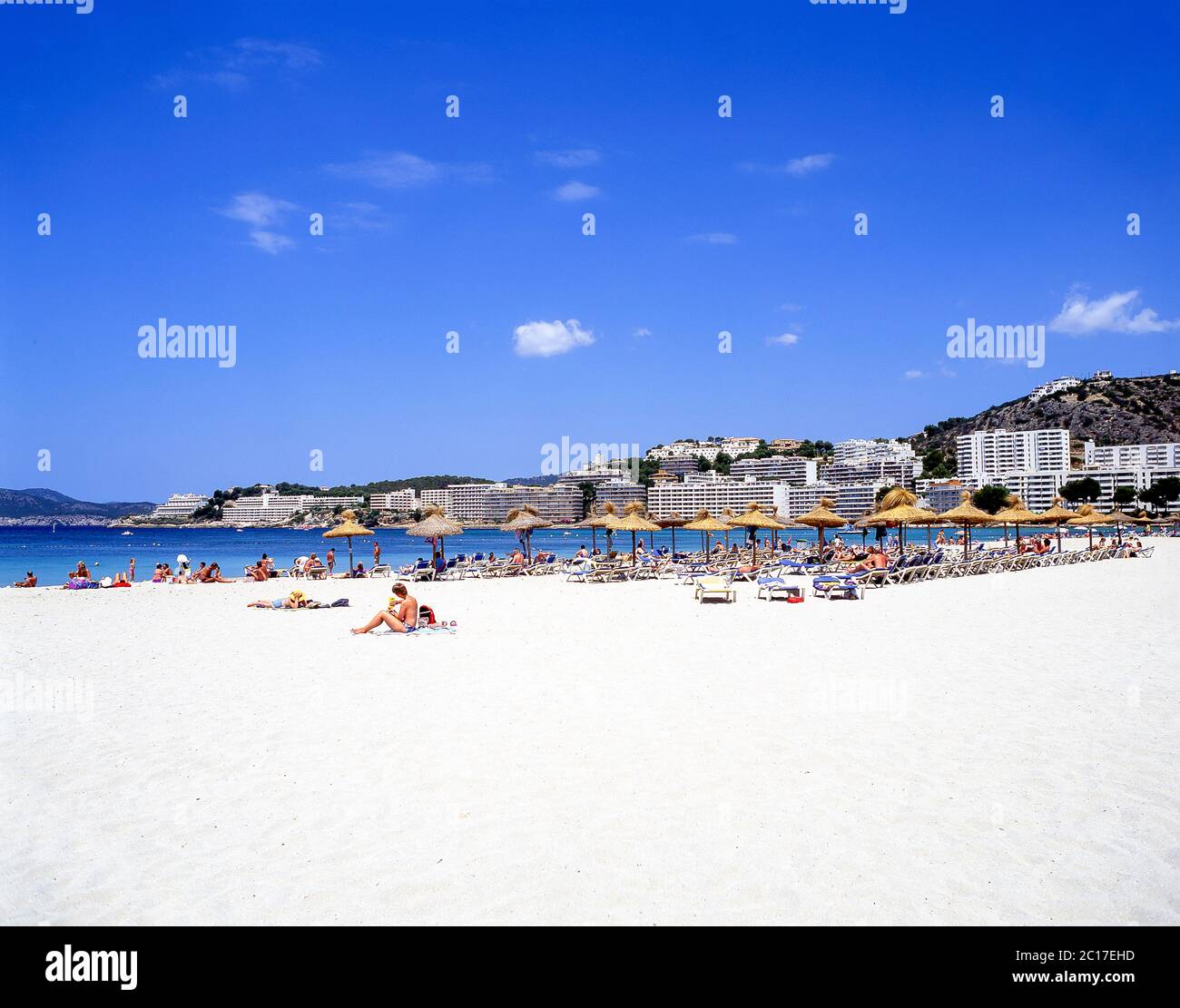 Platja Santa Ponca, Santa Ponsa (Santa Ponca), Majorque (Majorque), Iles Baléares, Espagne Banque D'Images