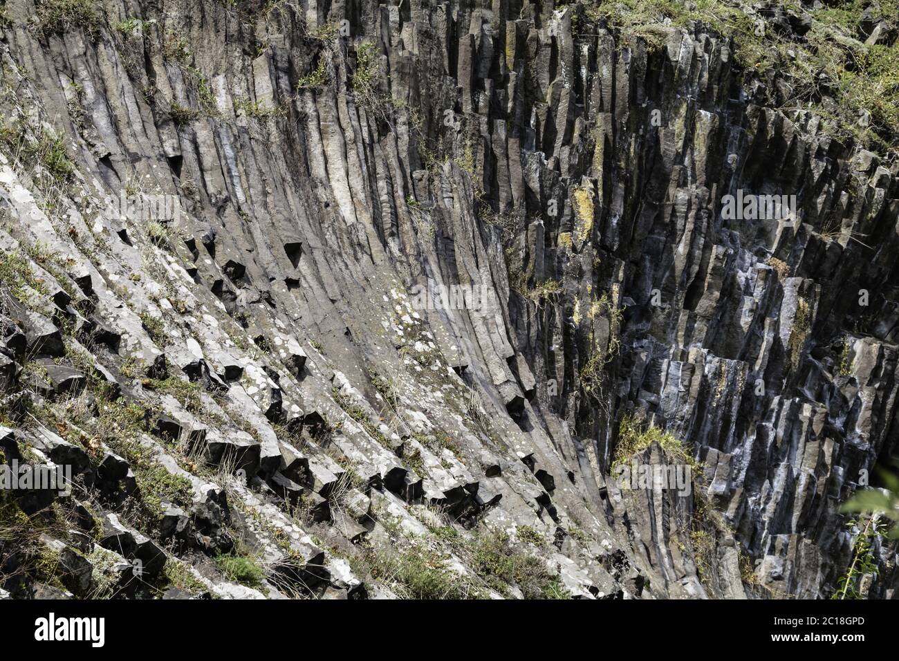 Dynamisme visible de l'histoire de la terre, Parkstein, Haut-Palatinat, Bavière, Allemagne Banque D'Images