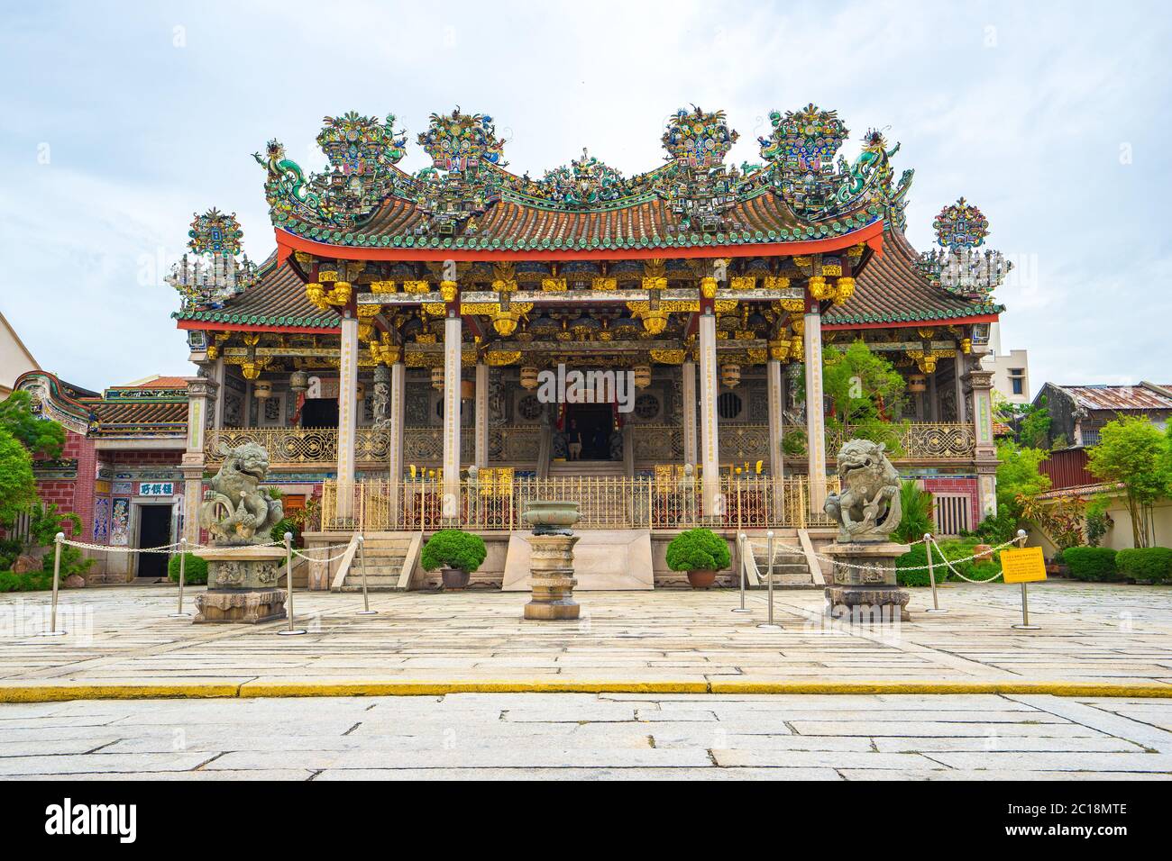 Khoo Kongsi à Penang, Malaisie Banque D'Images