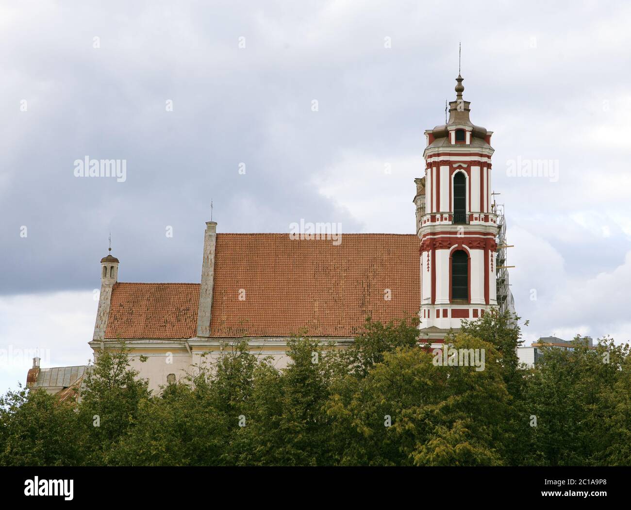 Église Saint-Philippe et Saint-Jacques, Vilnius Banque D'Images