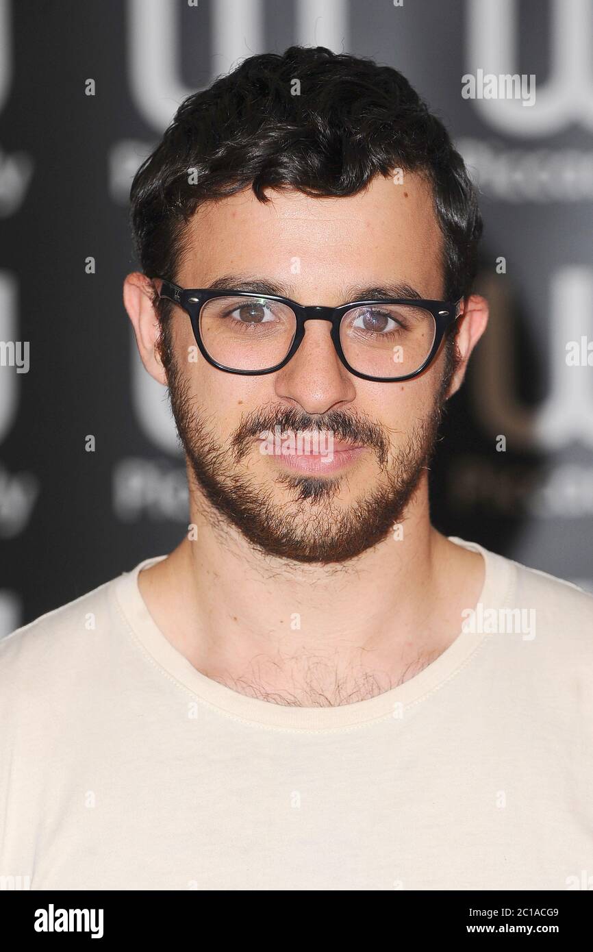 Joe Thomas, Simon Bird, James Buckley et Blake Harrison signent des copies de l'Annuaire des Inbetweeners, Waterstones Piccadilly. © Paul Treadway Banque D'Images