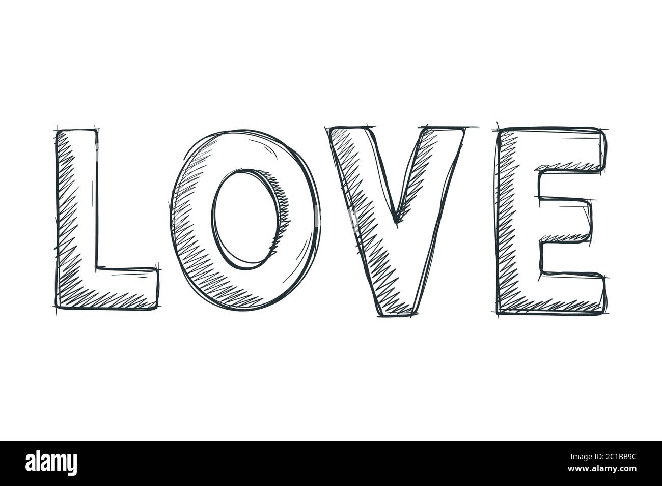 Texte D Amour Dessine A La Main Esquisse Style De Dessin Au Crayon Image Vectorielle Stock Alamy Texte D Amour Dessine A La Main Esquisse Style De Dessin Au Crayon Image Vectorielle Stock Alamy