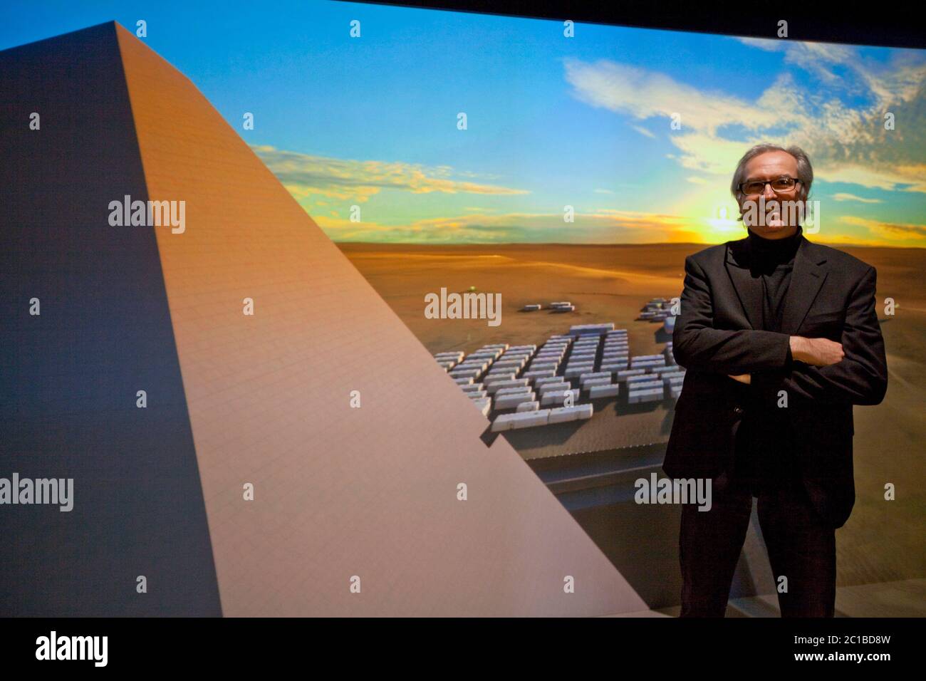 JEAN PIERRE HOUDIN ARCHITECTE FRANÇAIS Banque D'Images