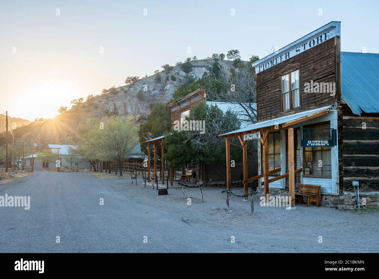 Etats-Unis, Nouveau Mexique, Chloride, ville fantôme, Etats-Unis Banque D'Images