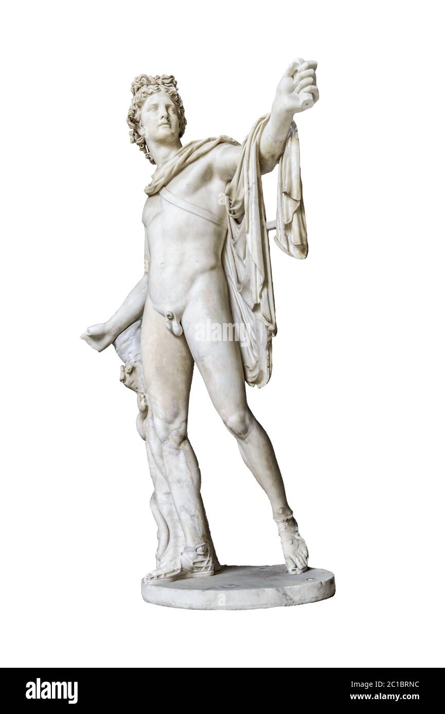 Grec célèbre Sculpture isolé photo Banque D'Images