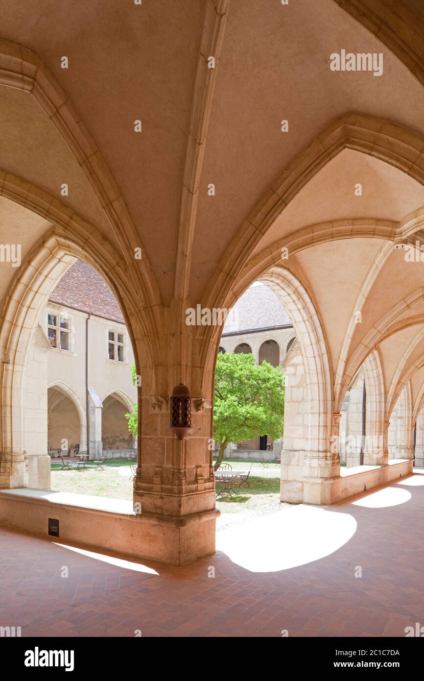 France, Ain (01), Bourg-en-Bresse, monastère royal de Brou restauré en 2018, église saint Nicolas de Tolentino, chef d'oeuvre du gothique flamboyant, Banque D'Images