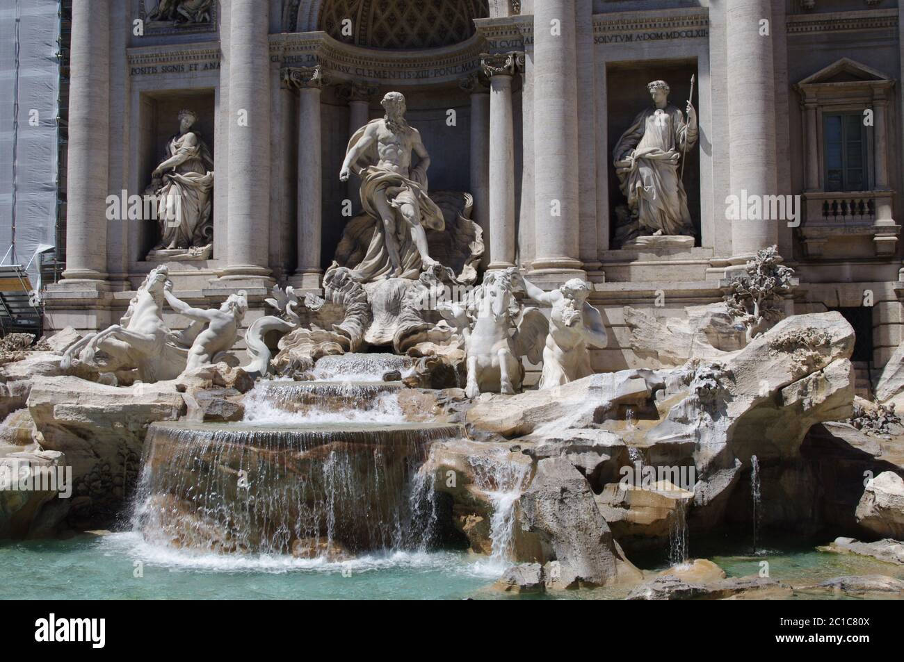 Italia,Roma,Italy Rome,Fountains of Trevi,Oceanus,Titan God of the Earth Eclairage naturel, Paysage naturel, non filtré Banque D'Images