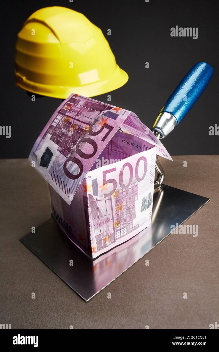 Hausbau Banque D'Images