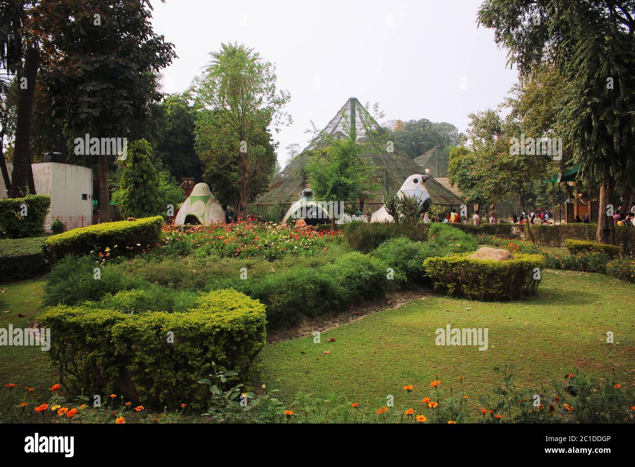 Magnifique jardin du zoo de Lahore, Pakistan 24-03-2016 Banque D'Images