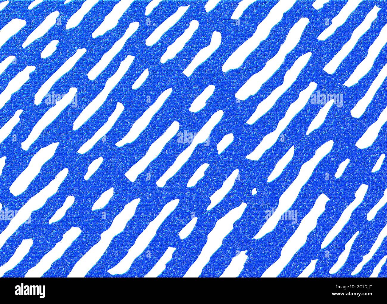 Motif abstrait de lignes blanches irrégulières sur fond bleu de peau de lézard Illustration de Vecteur