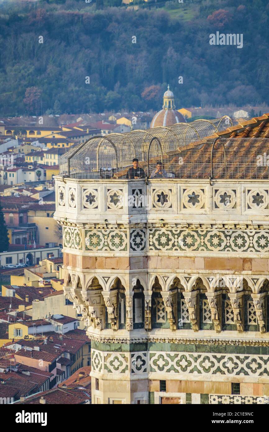 Campanile di Giotto, Florence, Italie Banque D'Images