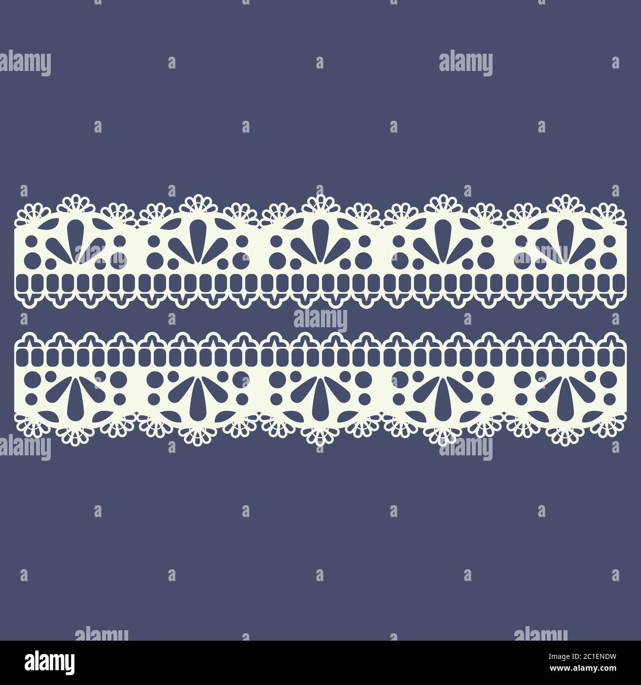 motif à bordure en dentelle pour la mode boutique ou le concept abstrait. illustration vectorielle Illustration de Vecteur
