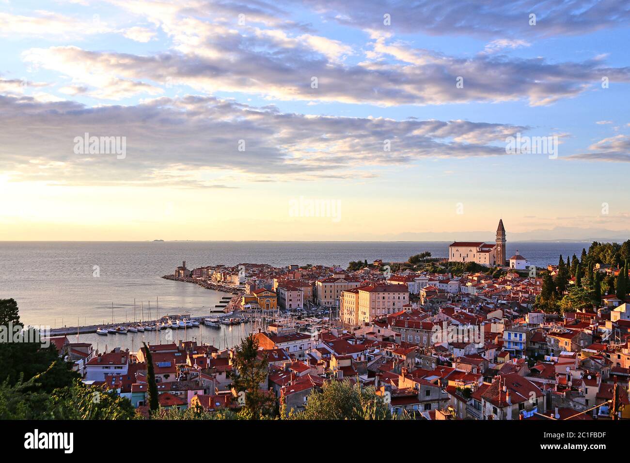 Piran en Slovénie Banque D'Images