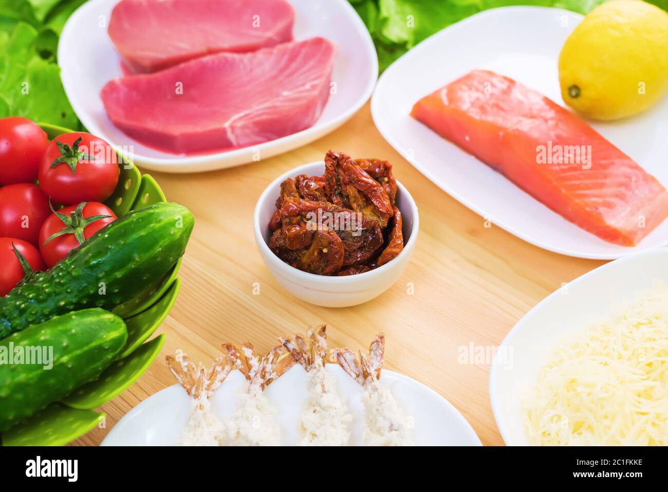 fruits de mer. Cuisine grecque. Préparer des aliments savoureux et sains à la maison Banque D'Images
