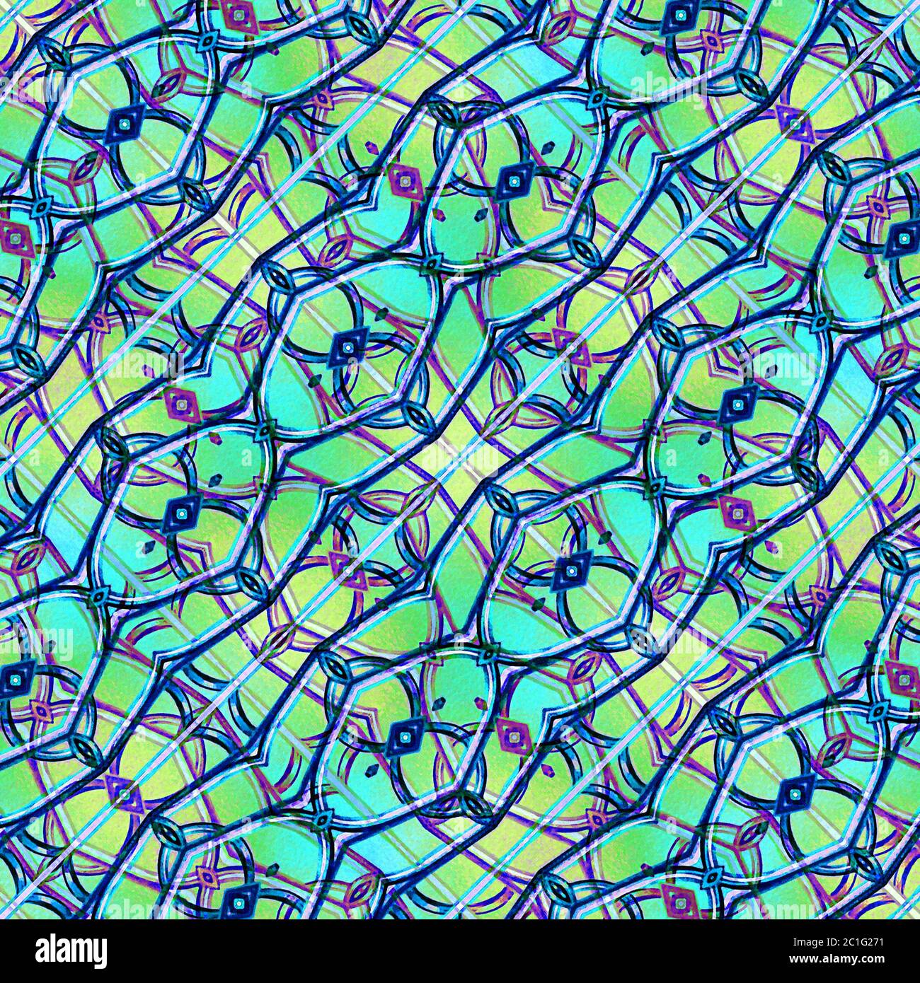 Motif géométrique moderne sans couture abstrait Banque D'Images