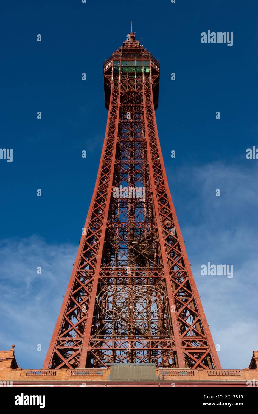 Blackpool Tower Angleterre Banque D'Images