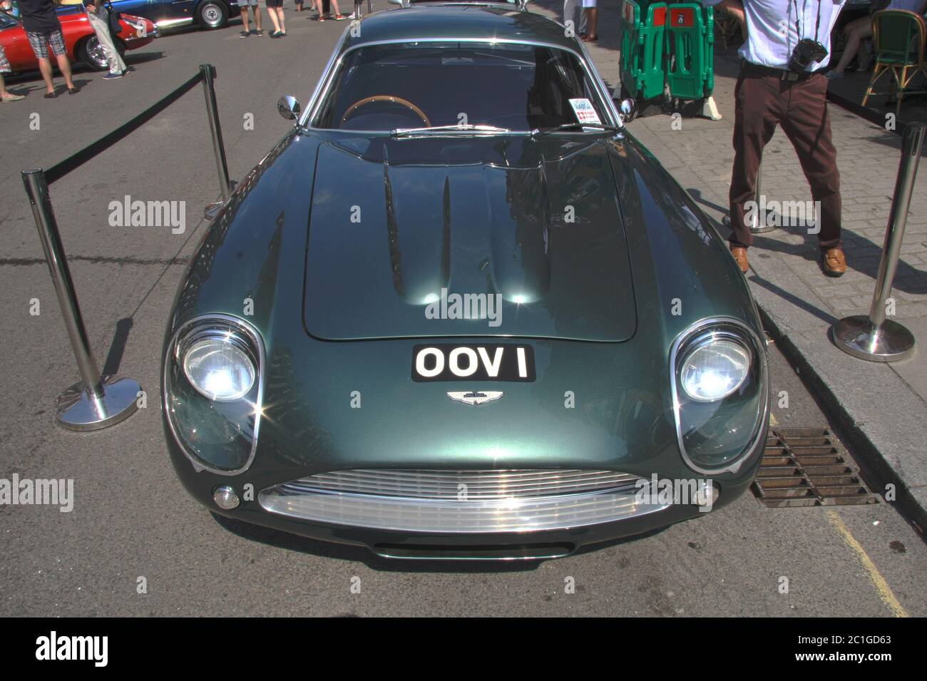 St Johns Wood High Street classique et spectacle de supercar à St Johns Wood, Londres. Banque D'Images