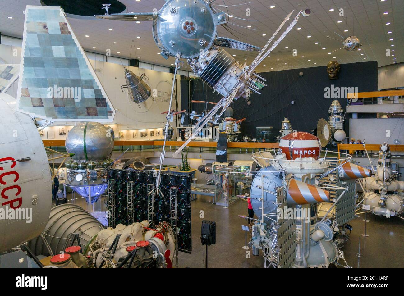Kaluga, Russie, 17 septembre 2017 : intérieur du musée de l'aéronautique dans la ville de Kaluga Banque D'Images
